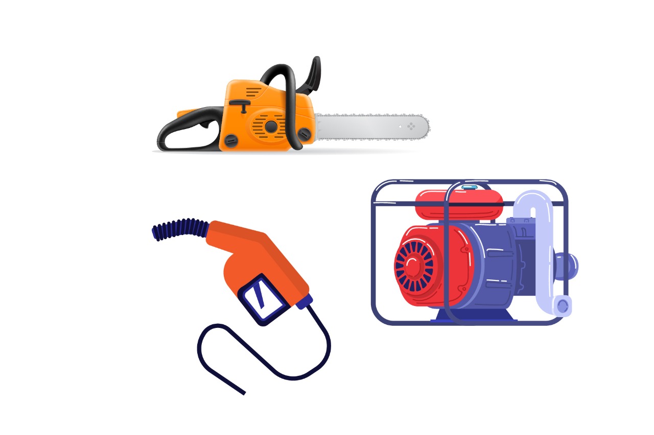 معدات تعمل بالوقود