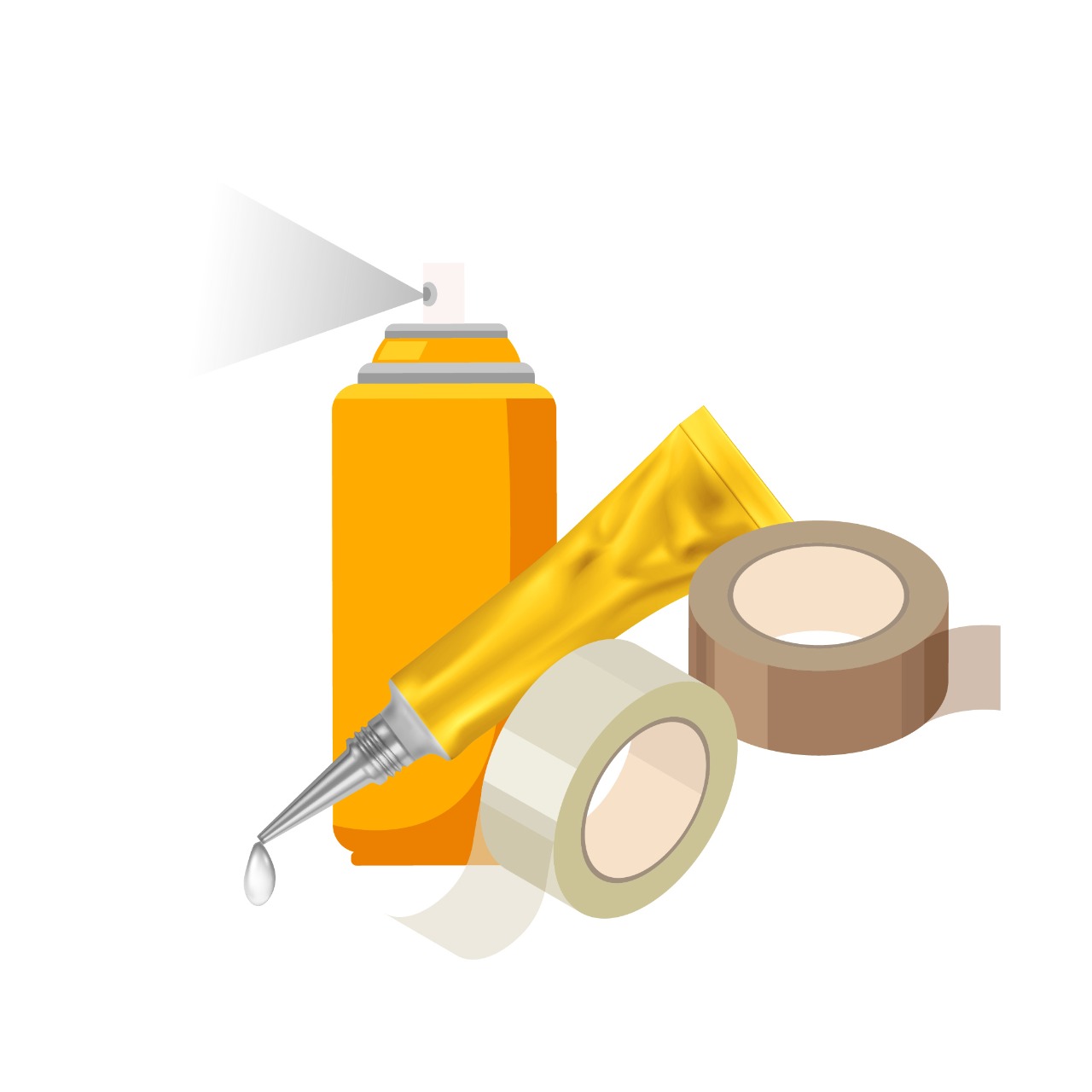 لواصق ومواد مساعدة